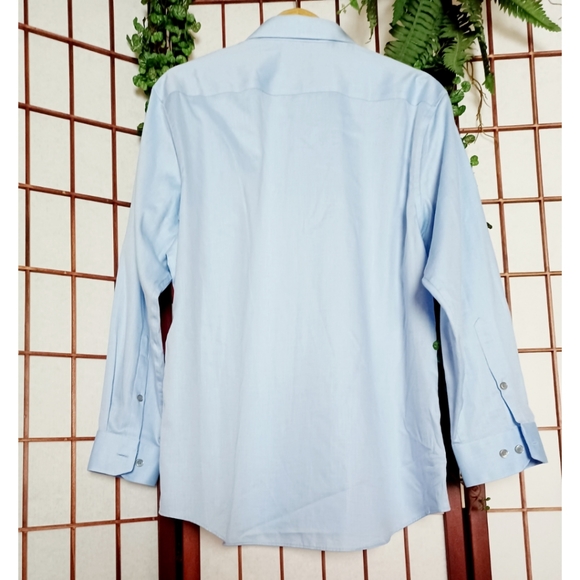 Kenneth Cole Slim Fit Stretch Non-Iron Dress Shirt - Picture 4 of 11